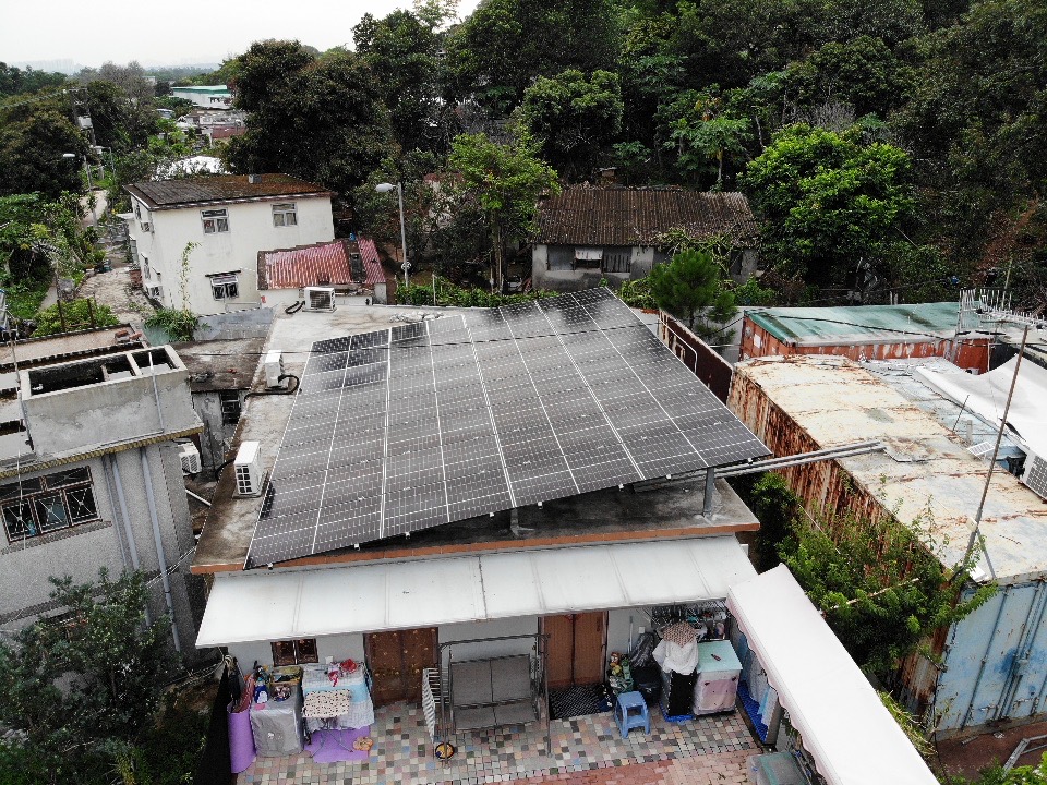 平房天台10kW太陽能系統